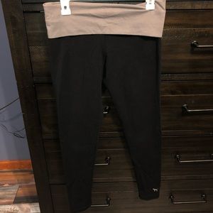 Victoria Secret PINK Grey Band Skinny Yoga Pants